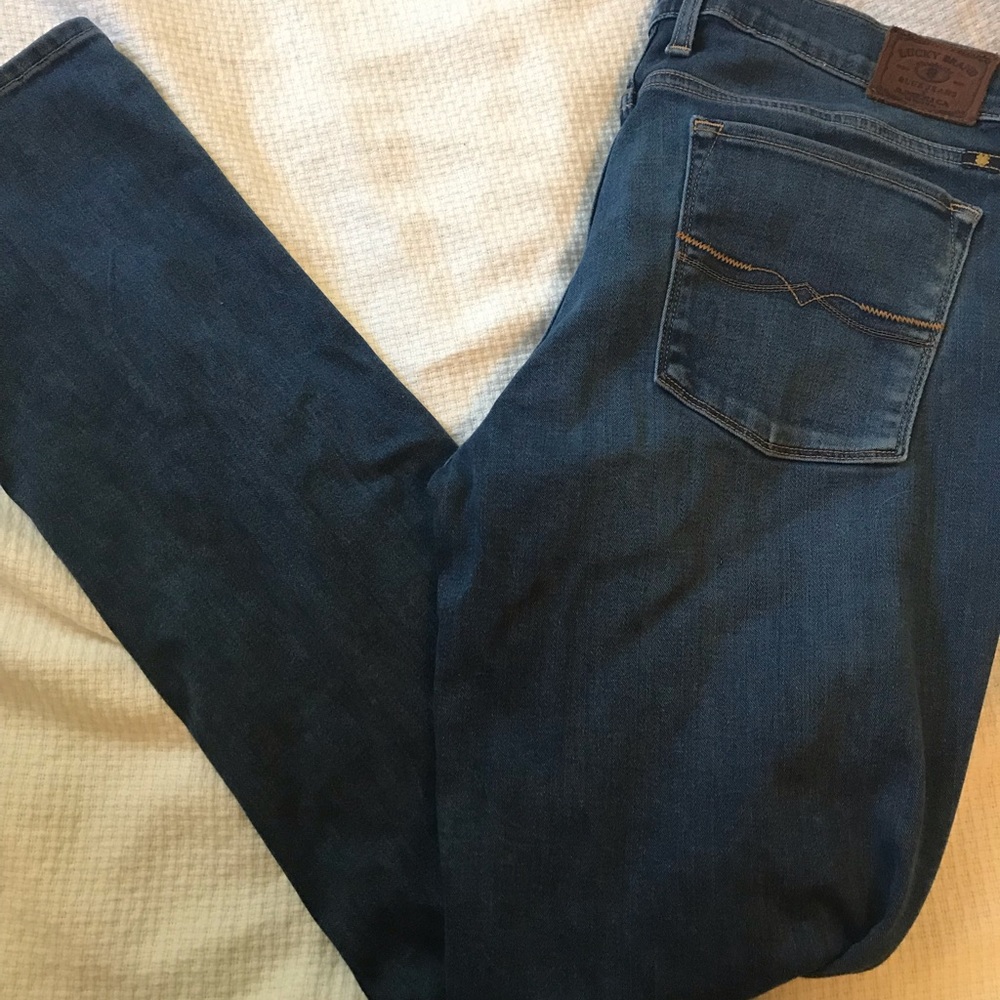 EUC! Lucky Jeans 12 ankle straight Charlie denim